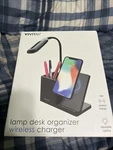 Wireless Charger Desk Organizer Vivitar Lamp Iphone Android. Fixed Price $23.97.