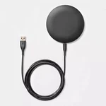 Heyday Qi Enabled Wireless 5W Charging Pad With Micro Usb Cable, Black, Open Box. Fixed Price $8.30.
