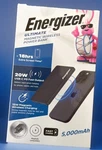 Energizer 5,000MAH 20W Slim Metal Magnetic Wireless Power Bank QI2 Lcd Open Box. Fixed Price $15.49.