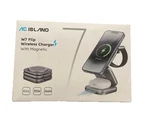 Wireless Charger For Magsafe, Ac Island 5-IN-1 Portable Charging Station, 15W. Fixed Price $35.00.