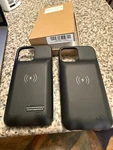 2 Total Smart Battery Cases Iphone 13 Pro Max, Black Model FYT-C98. Fixed Price $50.00.
