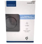 Insignia- 15 Qi Certified Wireless Charging Pad For Android/iphone Black. Fixed Price $9.99.