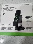 Belkin Boostcharge Pro 15W Convertible Magnetic Charging Stand Magsafe QI2. Fixed Price $30.00.