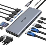 Usb Docking Station Dual Monitor For Dell/hp/lenovo/surface Laptop, 14 Tr. Fixed Price $77.99.