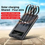 Niffpd 1000000MAH Solar Power Bank 2 Usb Portable Battery Charger For Cell Phone. Fixed Price $17.95.