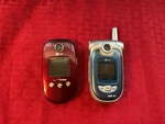 Lg VX8100 VX8350R Blue And Silver -maroon (verizon) Flips Used. Fixed Price $15.00.