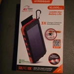 Hypergear Solpro 10K 10,000MAH 20W Pd Solar Power Bank Flashlight Compass. Fixed Price $16.99.