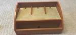 Elegant Brookstone Cherry Wood Valet Charging Station Storage W/power Hutch. Fixed Price $27.90.