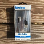Just Wireless 4FT Micro Usb Cable For Samsung Lg Htc Zte Motorola Nokia Open Box. Fixed Price $8.05.