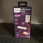 Philips Mobility Usb Power Strip W/braided Cable (4PORTS). Fixed Price $18.99.
