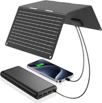 Ecosonique 30W Solar Panel Charger Portable Foldable, Usb-c & Usb-a Charging, Et. Fixed Price $60.89.