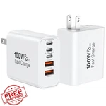 100W Usb Charger Block 5-PORT 65W Type Wall 2-PACK Iphone Ipad. Fixed Price $52.99.