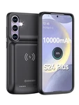 Power Bank Samsung Galaxy S24 Plus Battery Case Wireless Charging Pack. Fixed Price $32.00.