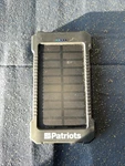 4PATRIOTS Power Cell Portable Solar Bank Rechargeable External Battery. Fixed Price $35.00.