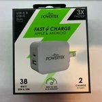 New! Liquipel Powertek Dual Port Wall Charger: Usb-c 20W Pd And Usb-a 18W. Fixed Price $9.99.