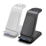 15W 3IN1 Wireless Charger Station Charging Dock For Apple Watch 11/10 Iphone 17. Fixed Price $16.99.