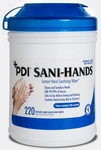 Sani-hands Instant Sanitizing Wipes 6X7.5" 220 Canister. Fixed Price $70.08.