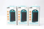 Lot Of 3 Digital Essentials Solar Panel Power Bank 5000 Mah - Free Shipping. Fixed Price $32.99.