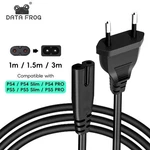 Data Frog Ac Power Cable 1M/1.5M/3M Eu Plug For PS4 PS5 Xbox Pc Tv. Fixed Price $5.37.