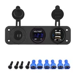 Dual Usb Voltmeter Car Lighter Socket Splitter 12V Charger Power Adapter Outlet. Fixed Price $13.99.