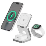 Just Wireless 3-IN-1 Magnetic Charger White Usb-c 15W Magsafe New. Fixed Price $12.79.
