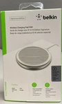 Belkin Signature Edition 10W Wireless Charge Pad Silver/cream. Fixed Price $37.99.