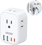 European Travel Plug Adapter, Lencent International Type-c Foldable Power. Fixed Price $52.98.
