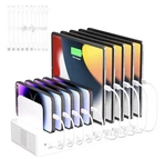 Port Usb Charging Station 100W Multi Device Charger Dock W/ Cables Organizer. Fixed Price $39.99.