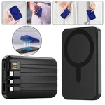 Magnetic Wireless Charger 900000MAH Power Bank Battery Pack For Iphone & Android. Fixed Price $16.95.