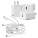 3PACK Iphone Charger Mfi Certified , 20W Pd Usb Wall Block With 6FT .... Fixed Price $16.79.
