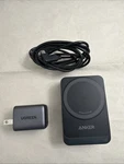 Anker Maggo 15W Max Pocket Sized 3-IN-1 Wireless Charger Apple Magsafe Black Use. Fixed Price $29.00.