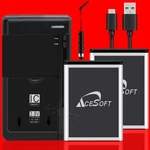 Long Lasting 2 X 1370MAH Battery Wall Charger Cable For Alcatel Big Easy A383G. Fixed Price $49.58.