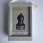 Heyday Dual Port 20WCAR Charger - Dusk Blue New Damage Box. Fixed Price $7.00.