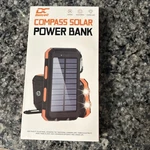 Compass Solar Power Bank Carabiner Flashlight Phone Charger- Indicator. Fixed Price $10.99.