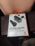 Griffin Powerduo Wall Charger + Car For Ipod Iphone Ipad 2.1AMPS. Fixed Price $22.00.
