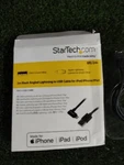 Startech 6FT Angled Black Apple 8-PIN Lightning Connector USBLT2MBR. Fixed Price $20.00.