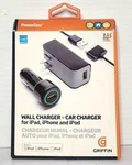 Griffin Power Duo 2.1 Amp Wall Charger + Car For Ipad, Iphone & Ipod. Fixed Price $19.99.