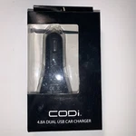 Codi 4.8A Dual Usb Car Lighter Chargers CL4. Fixed Price $6.50.