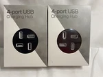 Orbit 4 Port Usb Charging Hub 2 Lot Set. Fixed Price $22.00.