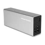Powerocks Rose Stone 6000MAH Bank Extended External Battery Charger Silver. Fixed Price $12.99.