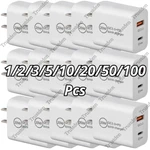Pd 20W Usb-c Dual Port Adapter Wall Charger For Iphone 11 12 13 14 X Android Lot. Fixed Price $93.41.