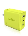 Omnibar 65W Usb Charger Block, 3-PORT Gan Wall Power Adapter, Ip. Fixed Price $43.75.