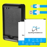 2X 6270MAH Business Battery Travel Charger For Samsung Galaxy S4 SGH-R970G Phone. Fixed Price $61.85.