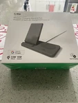 Ends 2/20 11AM Pst Iottie Ion Wireless Duo Stand Pad, Gray. Fixed Price $45.00.