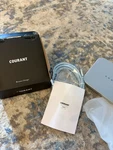 New- Courant CATCH:1 Wireless Charger Blue Gray W/ Cable & Box Qi Charging Pad. Fixed Price $25.00.