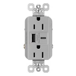 Legrand Pass & Seymour TR15USBAC6GRY Tamper-resistant Heavy-duty Speci.... Fixed Price $63.10.