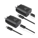 Type Charger Fast CHARGING,2PACK 25W Super Usb Block With 6F.... Fixed Price $17.89.