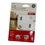 Wrap-n-charge Usb Wall Charger 2.4 Amp No Cord Included. Fixed Price $7.33.