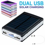 10000MAH Slim 2 Usb Portable Battery Charger Solar Power Bank For Phone---. Fixed Price $14.99.