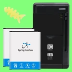 Large Power 2X 2980MAH Battery Rapid Charger Fits Samsung Galaxy Amp SGH-I407 Us. Fixed Price $46.64.
